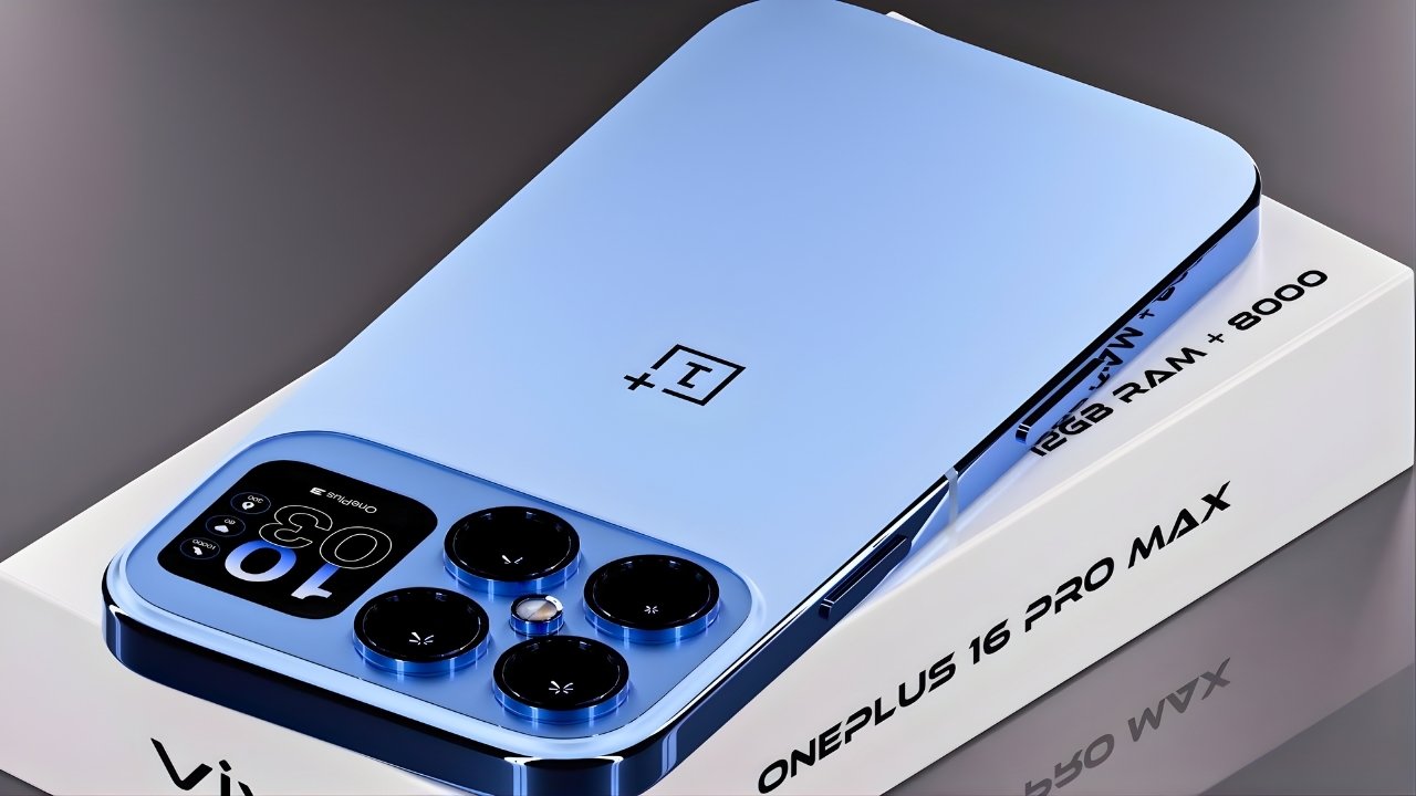 OnePlus 16 Pro Max 2026: Smartphone con cámara cuádruple DSLR de 500MP, batería de 12000mAh y 32GB RAM